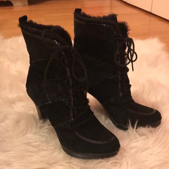 Calvin Klein Shoes - Calvin Klein Suede Booties